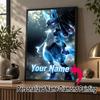 Personalized Greninja Diamond Art Custom Name 5D Diamond Painting Full Drill DIY Craft