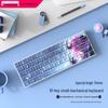 Makima Wireless Bluetooth Three-Mode 61-Key Mechanical Keyboard, Black with Blue Switches, Ideal for Gaming & Office Use