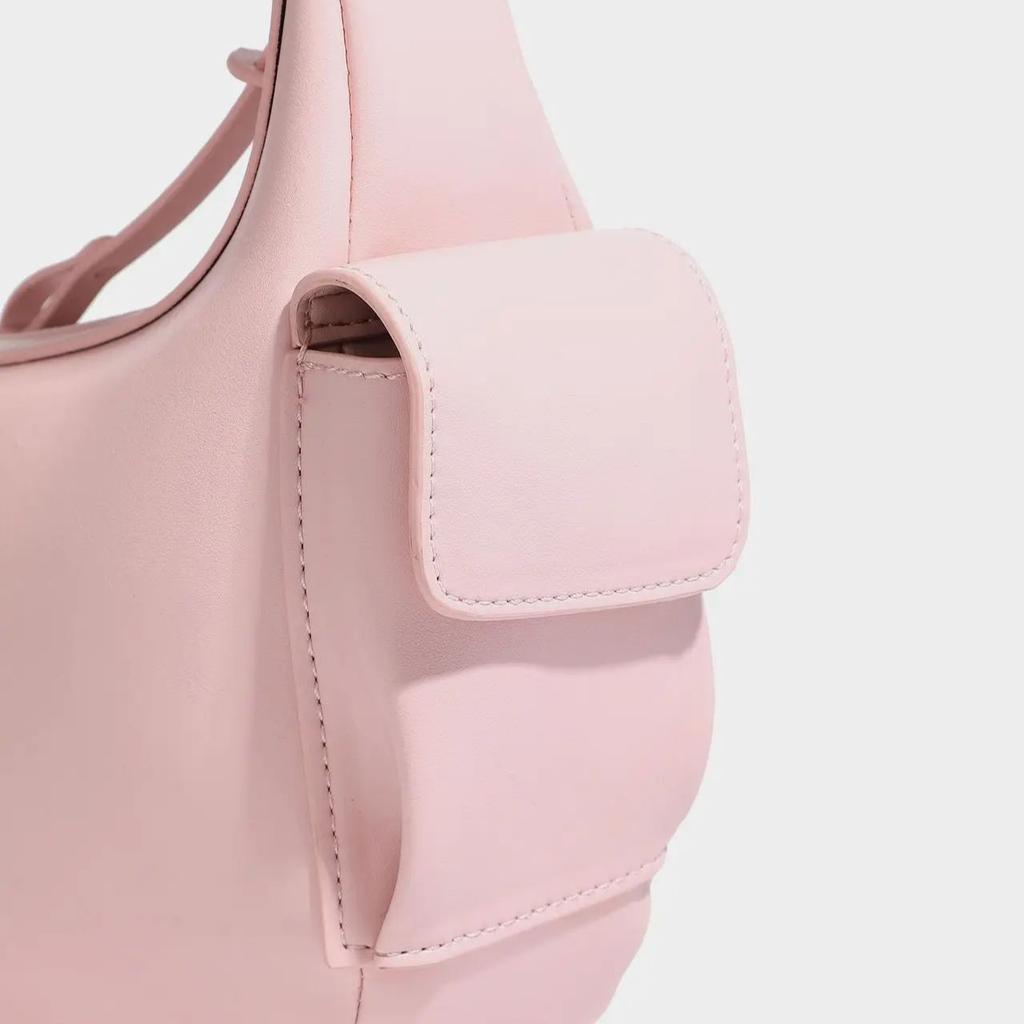 Designte Unterarmtasche Umhängetasche, Handtasche, Halbmondförmige Damen-Tasche Weicher Reißverschluss Verschleißfest