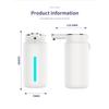 500ML Large Capacity Digital Display Touchless 6-Gears Adjustable Foam/Liquid Infrared Induction Automatic Sensor Soap Dispenser
