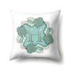 Polyester Pillowcase Home Decoration Gold Printed Pillowcase 26 English Letters Bedside Cushion Cover