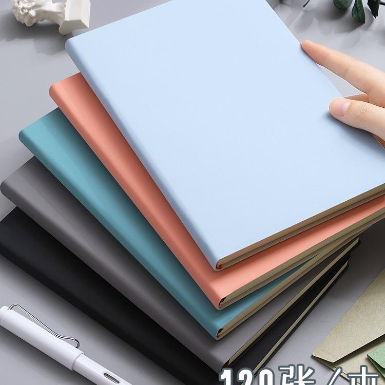 A5 Thickened Notebook - Simple, Retro Design for Students and Business Meetings