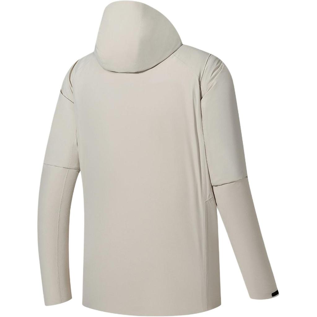 Anta Champion Outdoor Hiking Series Solid Color Zipper Hooded Versatile Casual Cotton Jacket Men Jacket 152540807-1