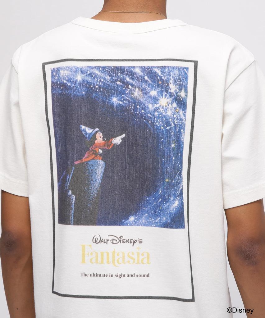AVIREX Collection FANTASIA MICKEY MOUSE FILM MASIC Size T-SHIRT, Men's, 2XL, 033, Off-White, 783-5234026