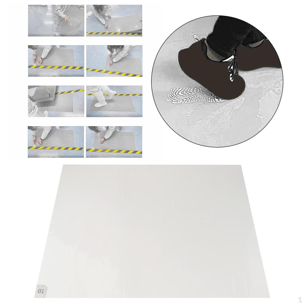 Sticky Mats Adhesion 30Sheets Corridors Home Tacky Pads Floor for Crafting Sports Venues