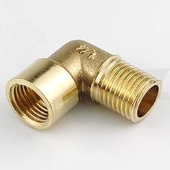 1/8" 1/4" 3/8" 1/2" 3/4"  BSP Female Thread Male 90 Deg Brass Elbow Pipe Fitting Connector Coupler For Water Fuel Copper