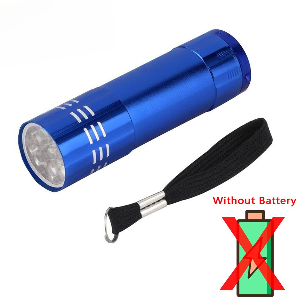 

9/12 LED UV Resin Curing Lamp Light LED Waterproof 395nm UV Flashlight Mini Light Flashlight Detector Light for Pet Urine