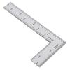 Stainless Steel 1.2mm L Shaped Ruler Double Imperial Scale Multi Size Heavy Duty Woodworking Decoration Engineering