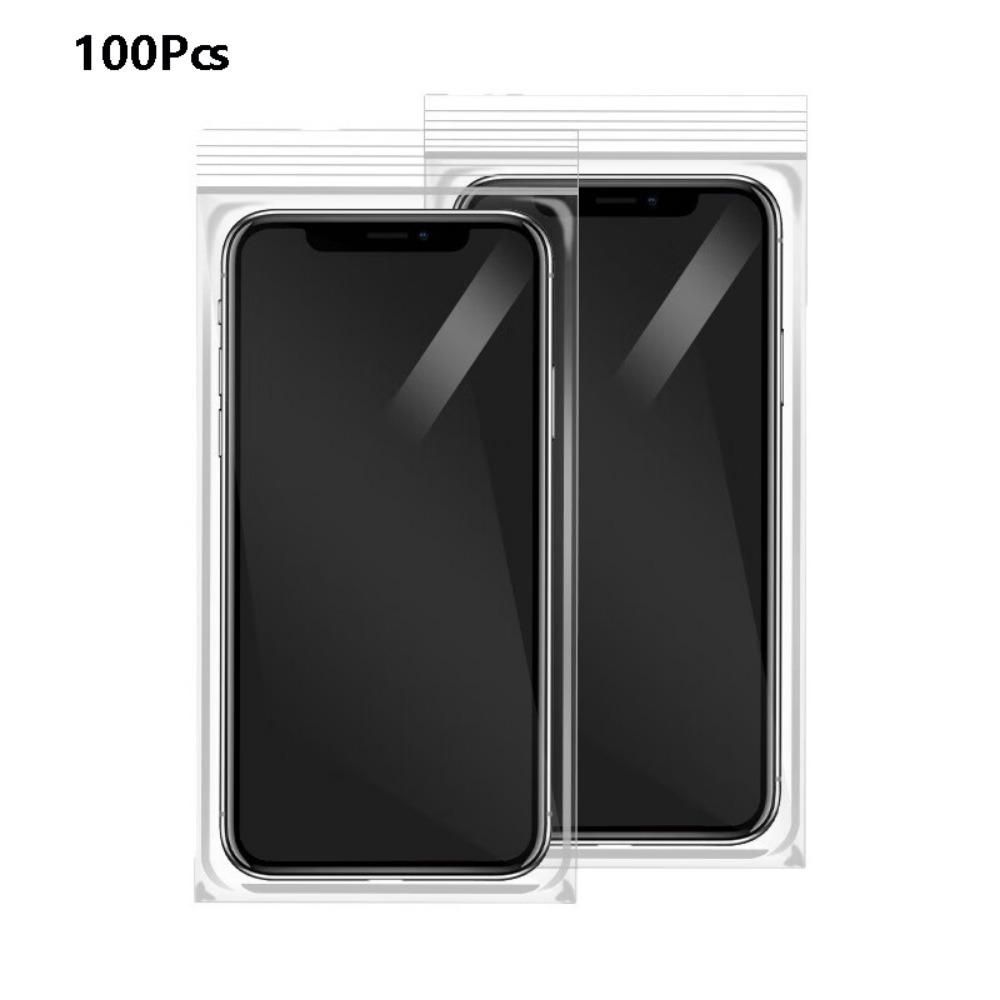 

Self-Sealing Closure Transparent Phone Bags Single-Use Protective Bag Photography Sessions 100 pcs