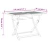7 Piece Garden Dining Set Solid Acacia Wood