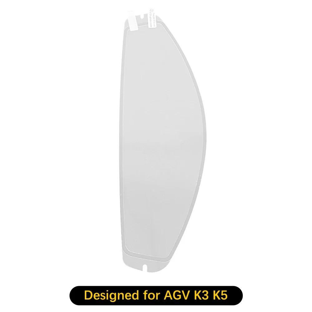 Motorcycle Helmet Anti-fog Visor Film Motorcycle Helmet Clear Patch Film Accessories Durable Coating Sticker for AGV K5 K3SV