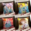 Anime BBlue BBox Kissenbezug Wendbar Weich Langlebig Kissenbezug Zuhause Auto Mehrzweckgebrauch für täglichen Komfort