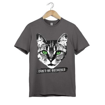 Zeigen Sie Ihre Stimmung mit diesem urkomisch nachvollziehbaren Can’t Be Bothered Katze T-Shirt.
