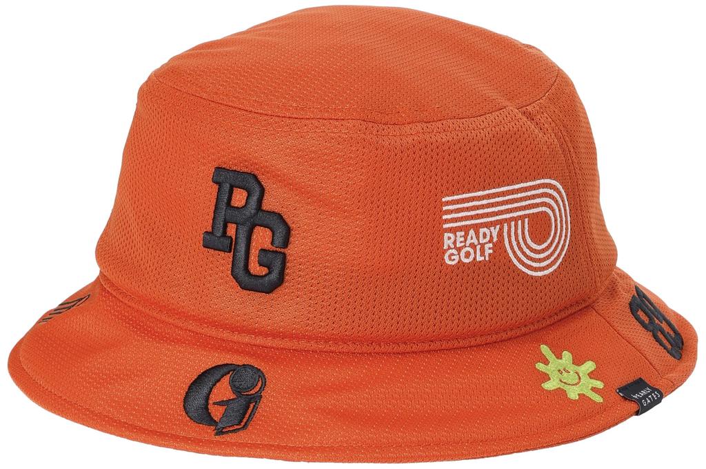 [PEARLY GATES] Unisex Mesh Hat (Multi-Logo Color Pattern)  Golf Hat  053-4287611 150Orange FR