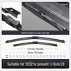 Li Auto L9 2022 Model Frameless Wiper Blade with Rubber Strip - Max Car Pro, Free Shipping