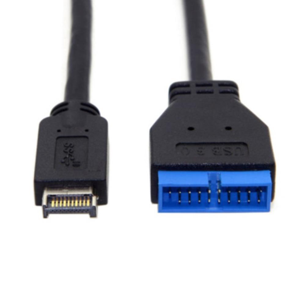 Motherboard Connector Extension Cable Replacement USB 3.1 Front Panel Header to USB 3.0 20Pin Extension Cable for ASUS Mainboard