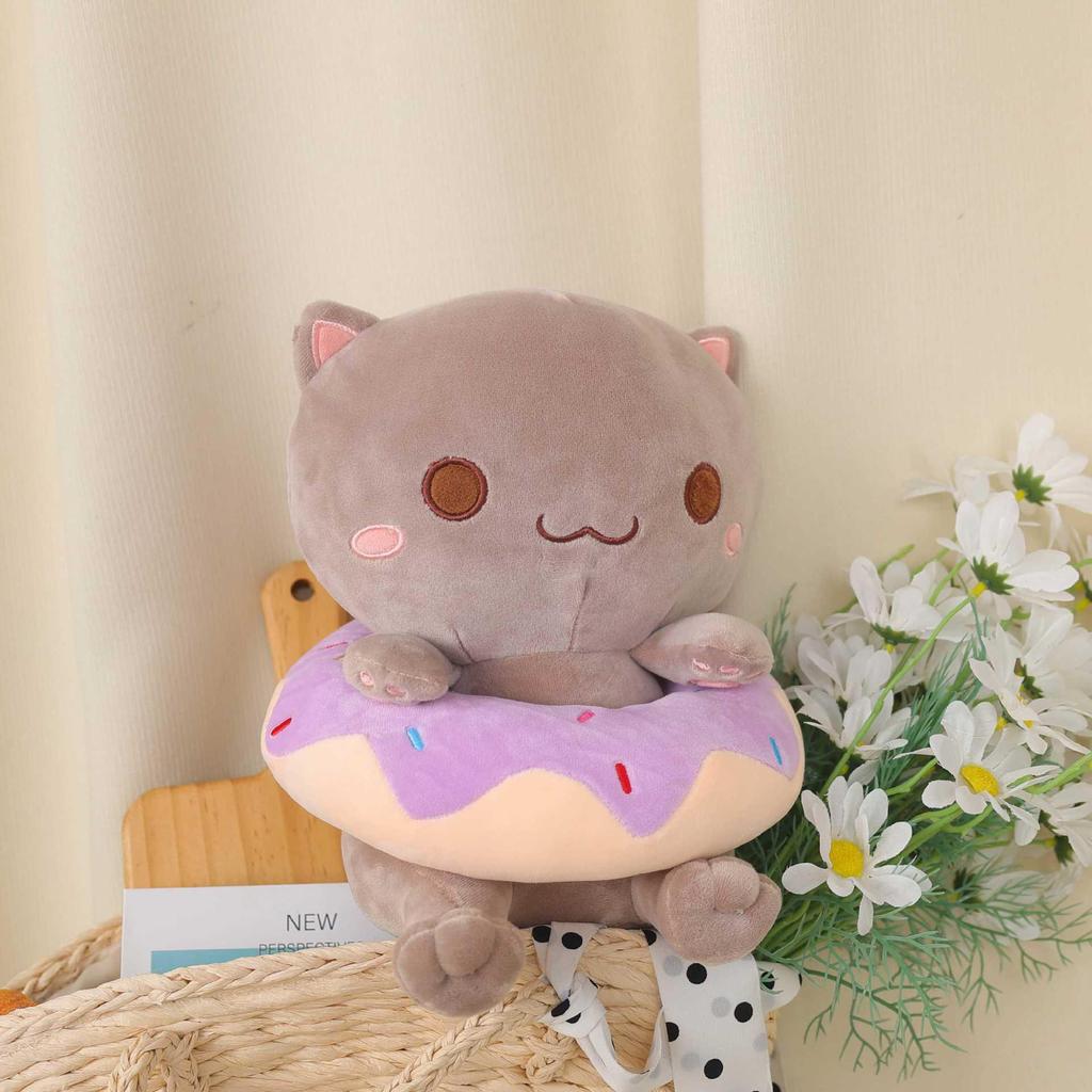 Cute Cat Plush Pillow - Adorable Stuffed Animal Toy for Kids