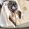 Elegant Floral Scarf for Lady Fashion Square Silk Neck Kerchief Bandana Foulard Soft Hairbands Women  New Bufanda