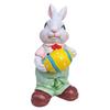 Easter Handcrafted Resin Figurines Colorful Spring Rabbit Decor for Home and Holiday Celebrations