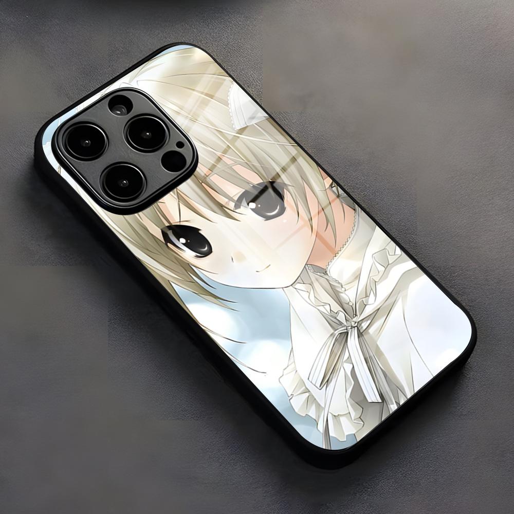 Y-Yosuga No Sora Phone Case For IPhone 17 Pro Max 16 15 14 Pro Max 13 11 X Xs Xr 8 7Plus Glass Cover