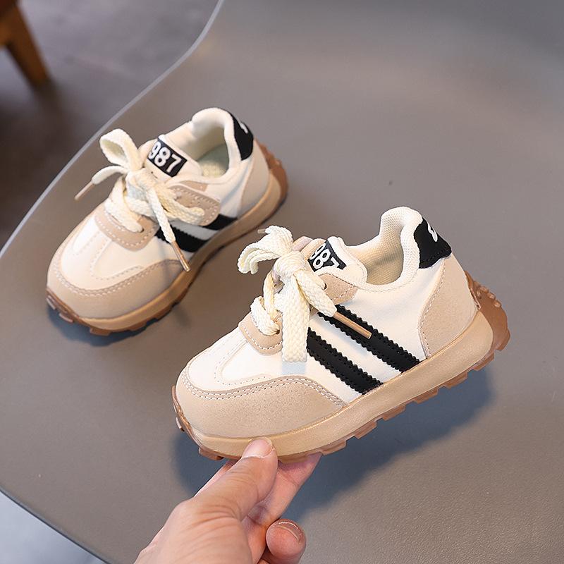 Children's fashion Forrest Gump shoes 2025 autumn new Korean version girls soft-soled running shoes boys casual sports shoes
