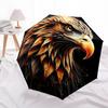 1pc Eagle Head Fashionable Automatic Opening/Closing Folding Umbrella with 8 Iron Bones, Plastic Handle Yy251015075