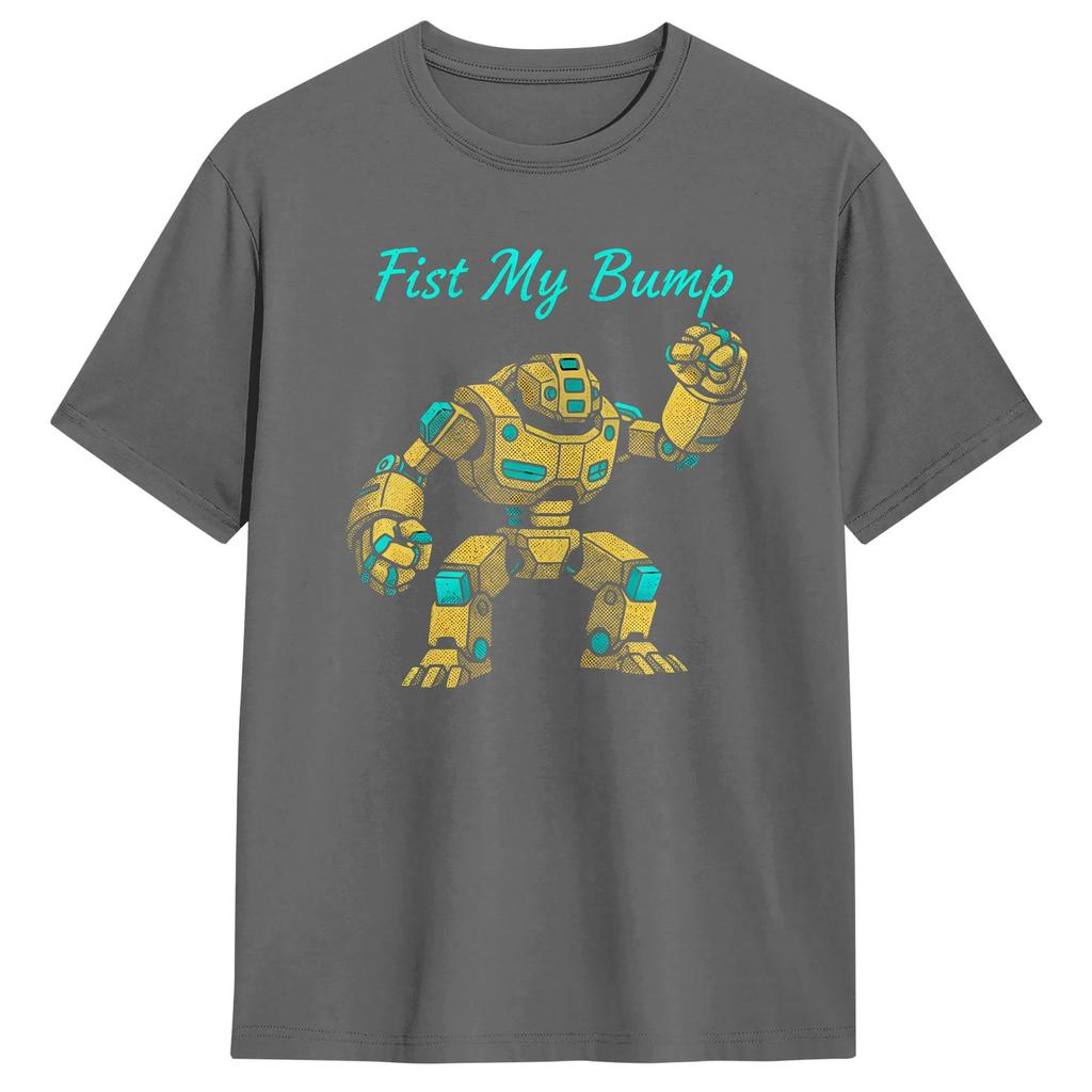 Casual TShirt Summer Project Hail Mary Fist My Bump Novelty TShirts Pure Cotton Tee Shirt for Unisex Aesthetic Short Sleeve Tees