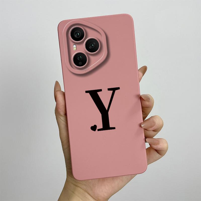 Case For Honor 400 Pro Luxury Letters Soft Phone Back Cover For Honor400 Pro 5G Full Protection Liquid Silicone Shockproof Funda