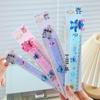 Cartoon Style Rotating Ruler - Fun Back To School Stationery for Exam Measurements and Drawing