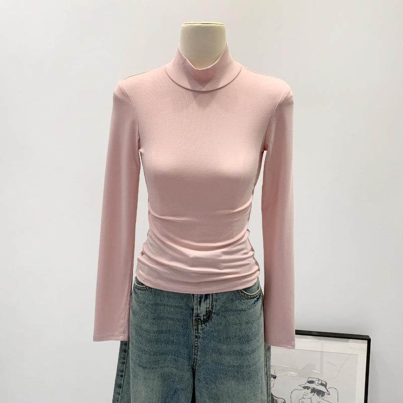

Autumn/Winter 2025 Women s Slim Fit Half-High Collar Top Extra Large