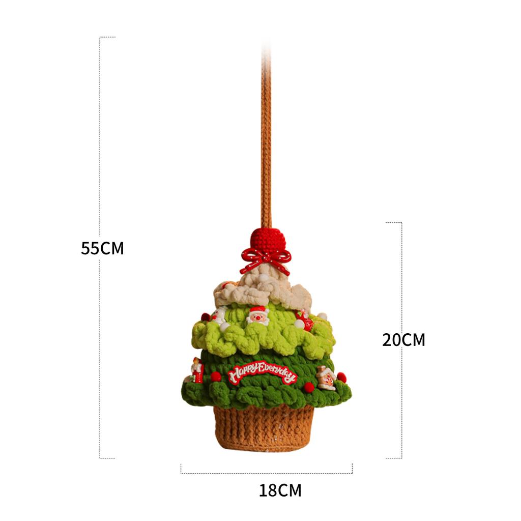 2025 handmade wool knitting Christmas tree Apple box Christmas gift packaging high-grade high-value candy gift box