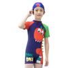 Customizable Boys' Sun Protection Swimwear - One-Piece Surf Suit for Students and Coaches