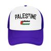 Palestine Flag  Mesh Baseball Caps Adult Fashion Sun Hat  Hat Adjustable Summer Trucker Hat
