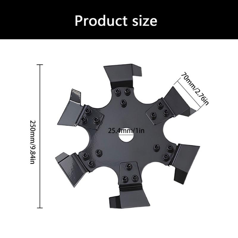 Universal Rotary Cutter Blade For Grass Trimmer Strong 65 Manganese Steel Construction Easy To Install Mower Accessories