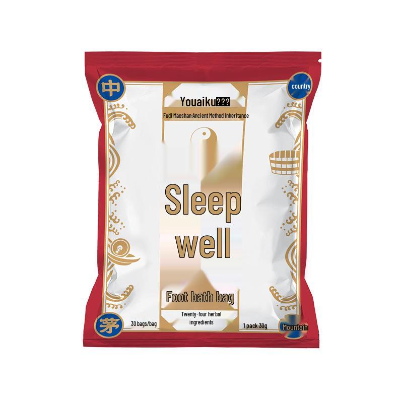 Beifuß & Sichuanpfeffer Kräuter-Fußbad - Kältevertreibendes & Schlafhilfepulver