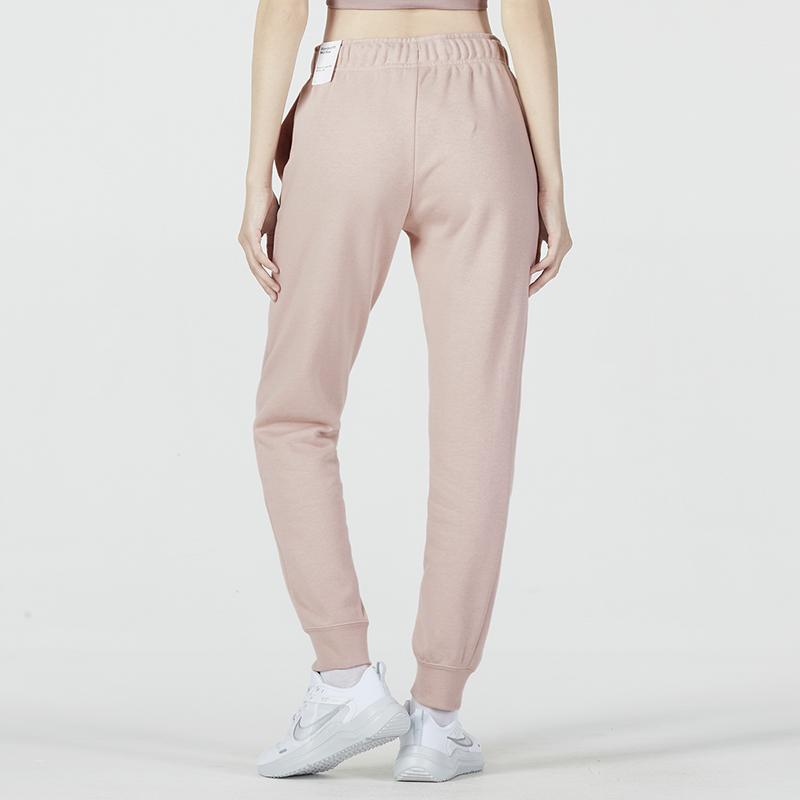 Nike Logo Print Solid Color Jogger Pants Women Bottoms Pink DQ5192-601