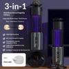 2-In-1 Mosquito Killer Lamp Anti-Mosquito Lamp Electronic Mosquito Zapper Rechargeable Mosquito Repellent 3-Level Timing Mode