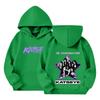 Kids Long Sleeve Letter Print Pullover Hoodie Loose Fit Casual Sweatshirt for Boys and Girls