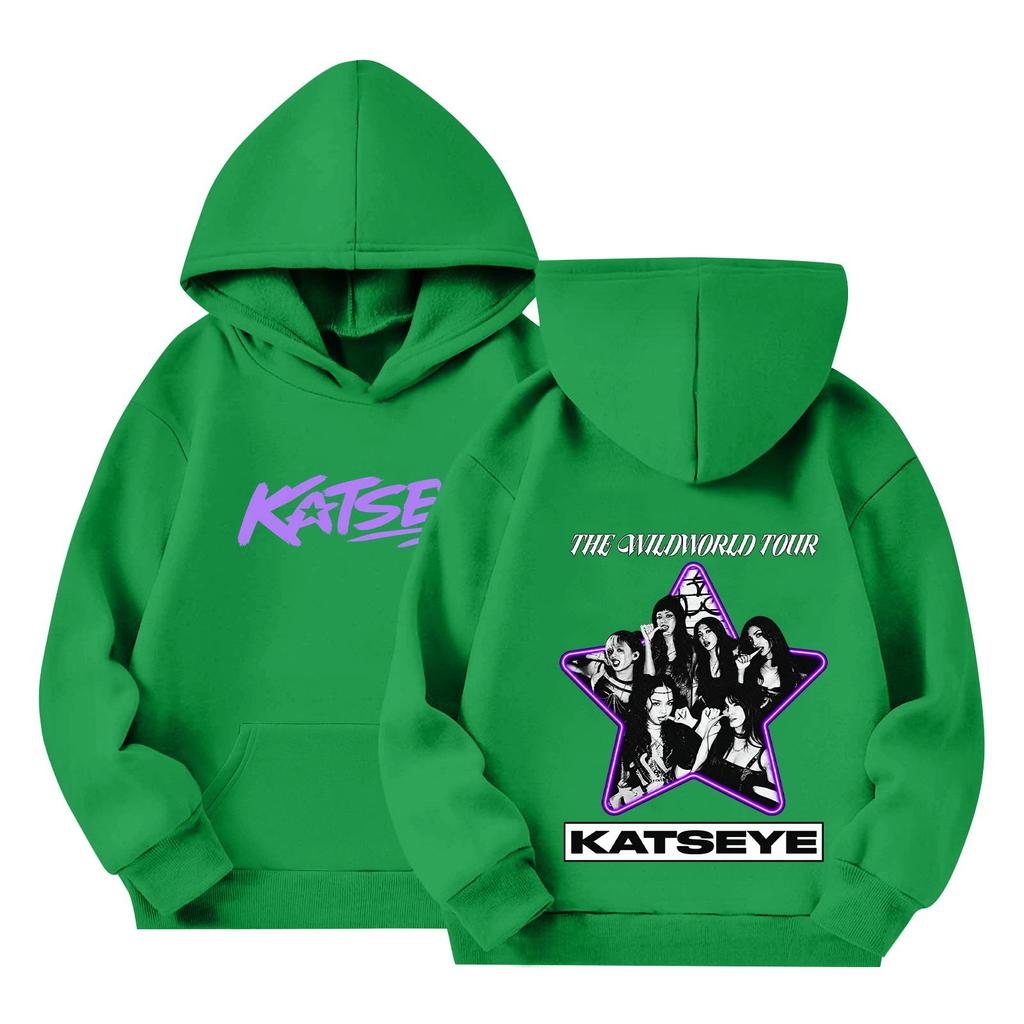 Kids Long Sleeve Letter Print Pullover Hoodie Loose Fit Casual Sweatshirt for Boys and Girls