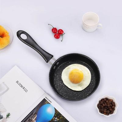 Mini Sartén Antiadherente de 12 cm con Recubrimiento Antiadherente Olla para Tortillas Utensilios de Cocina Sartén para Freír Huevos Tocino