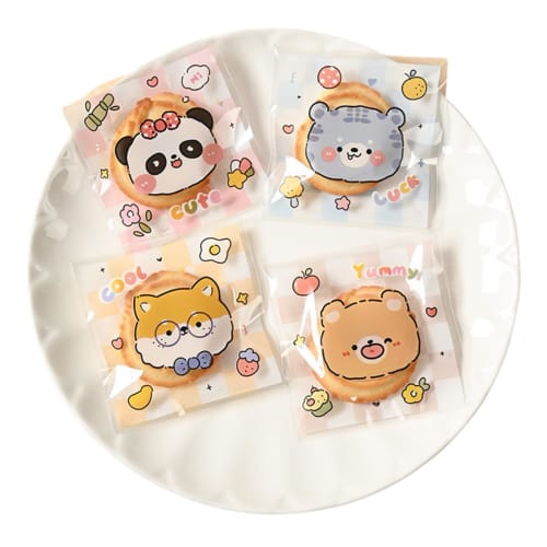 

Gas bags, snack wrapping bags, food-grade OPP bags with adhesive seals. Choose from a wide variety of designs. These clear plastic bags are perfect fo