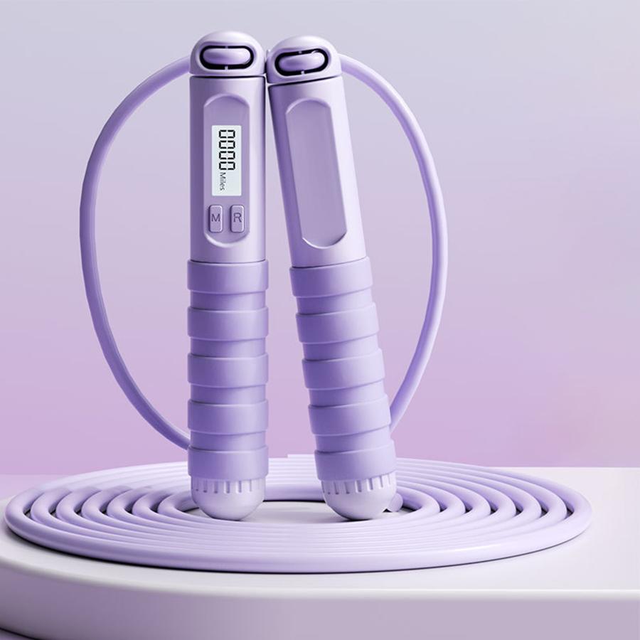 Electronic counting jump rope adult weight loss fitness exercise for men and women