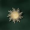 Fashion Rhinestone Opal Stone Sun Brooch Pin for Women Girls Elegant Cute Animal Crystal Corsage Brooches Clothes Jewelry Gift