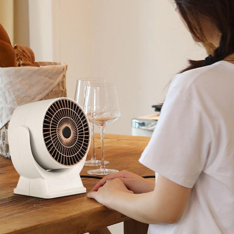 Space Heater, 800W Electric Heaters Indoor Portable, PTC Fast Heating Ceramic Room Small Heater for Bedroom, Office
