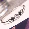 Rose Gold Four-Leaf Clover Bracelet with Micro-Set Zircon