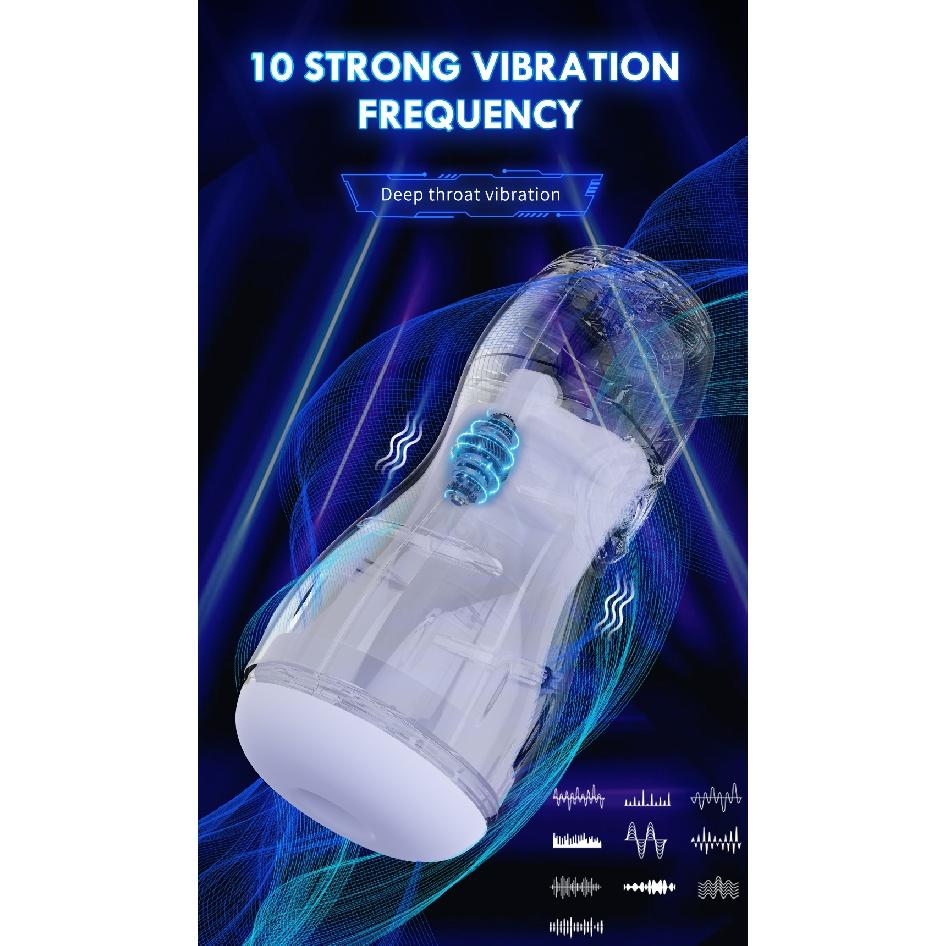 Automatic Male Sucking Mastubator Vibration Blowjob Machine Masturbation Cup Sex Toys Adult Goods for Men Masturbate