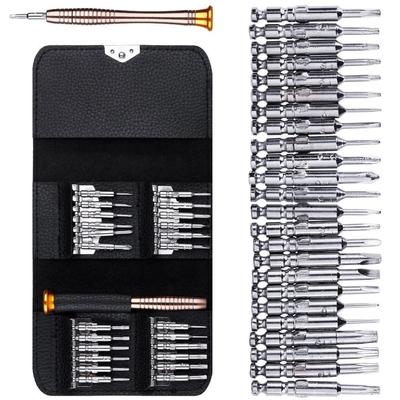 25-in-1-Multifunktions-Lederetui-Schraubendreher-Set, Telefon, Notebook, Zerlegen, Wartungswerkzeuge