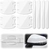 Bumper Scuff Plate BarRearview Mirror Anti-collision Protector Sticker Car Door Edge Transparent Anti Scratch Protection Strip