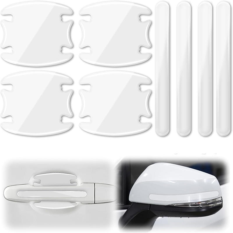 Bumper Scuff Plate BarRearview Mirror Anti-collision Protector Sticker Car Door Edge Transparent Anti Scratch Protection Strip