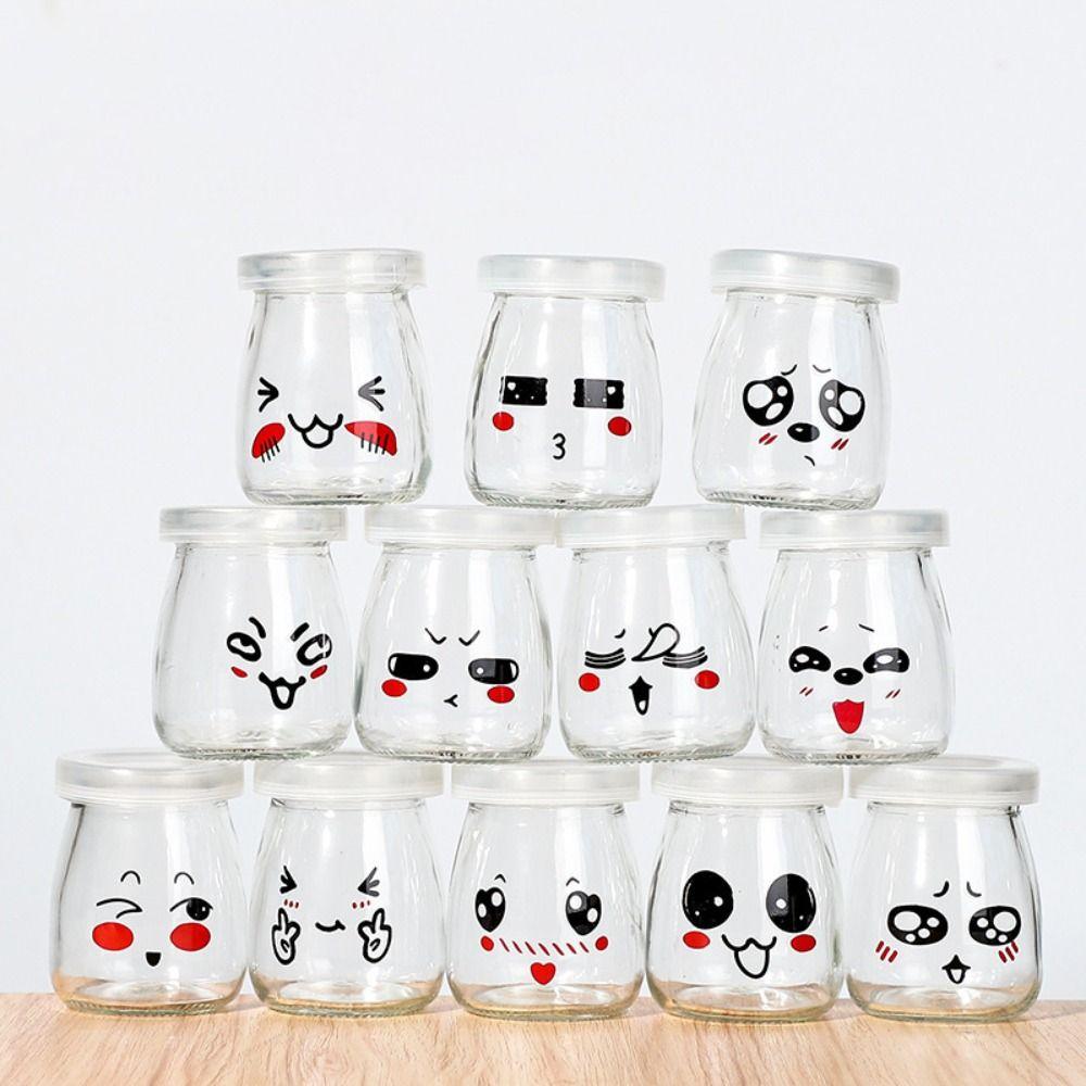 

Wishing Bottle Pudding Jars Glass Bottle Wedding Favors Baby Food Dessert 7.5x7cm-expression